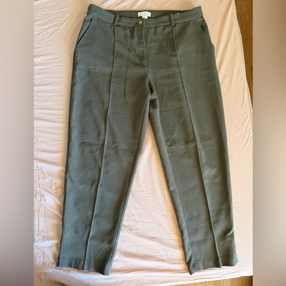 Women’s Dark khaki green Pants H&M